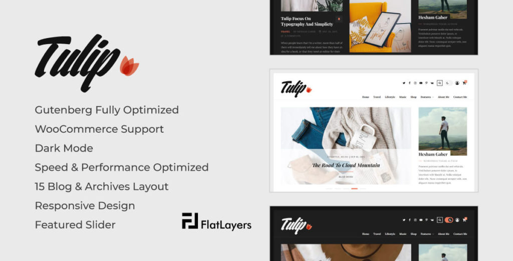 Tulip Theme - FlatLayers